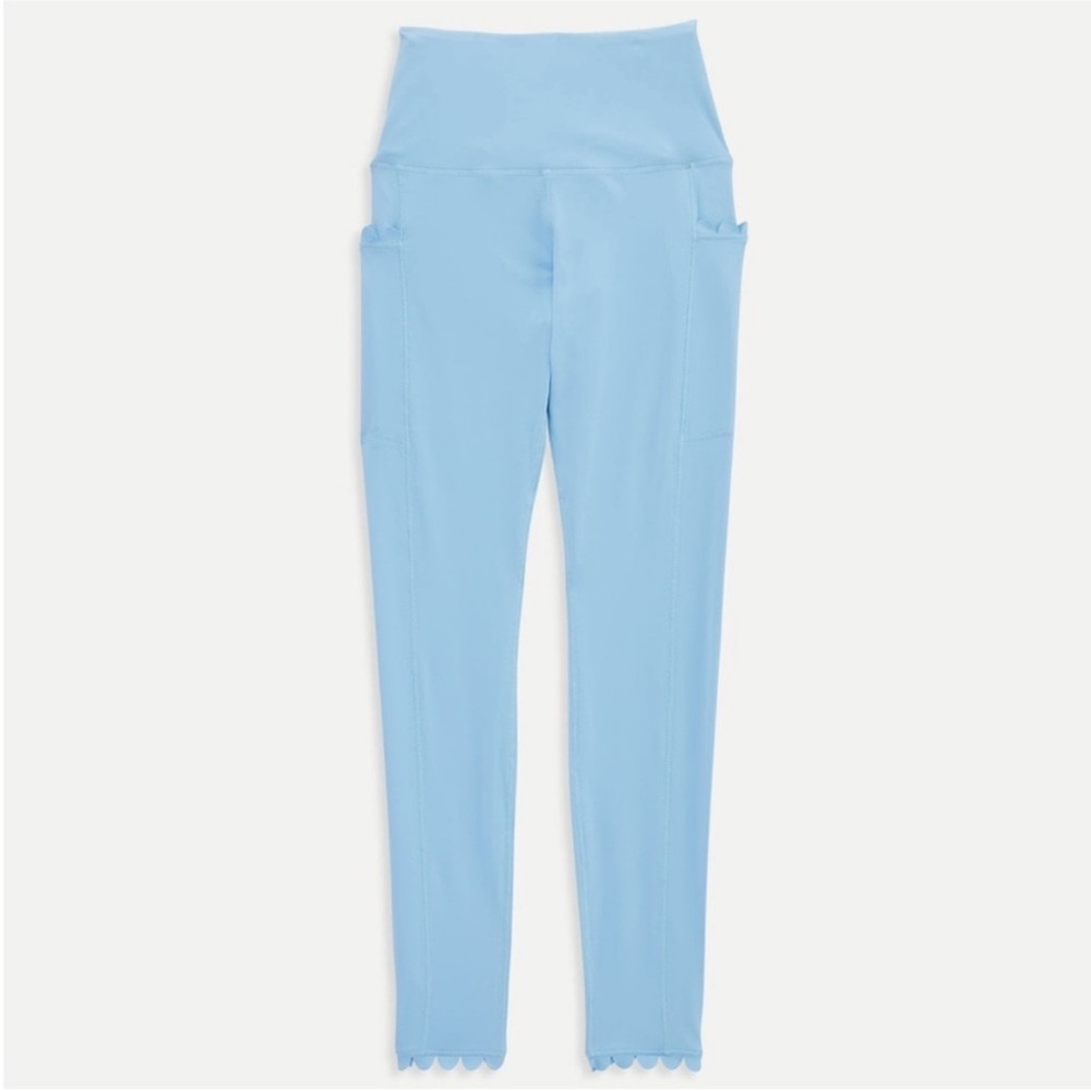 Renwick Scallop Leggings Light Blue Women’s Bottoms Large